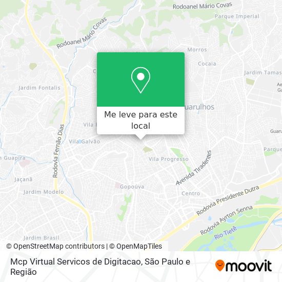 Mcp Virtual Servicos de Digitacao mapa
