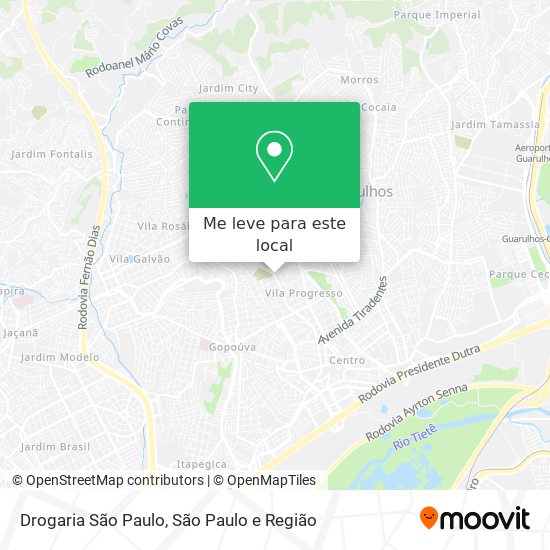 Drogaria São Paulo mapa