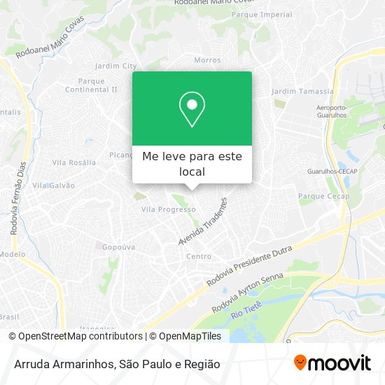 Arruda Armarinhos mapa