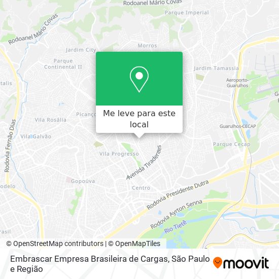 Embrascar Empresa Brasileira de Cargas mapa