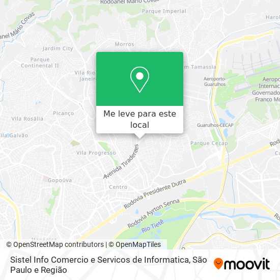 Sistel Info Comercio e Servicos de Informatica mapa