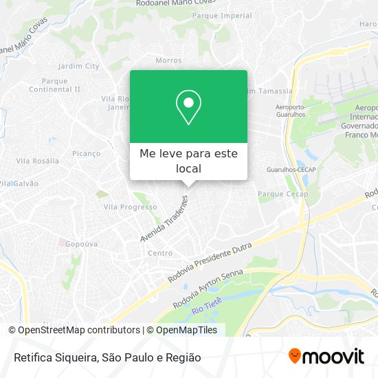 Retifica Siqueira mapa