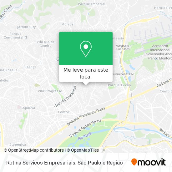 Rotina Servicos Empresariais mapa