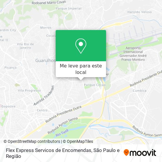 Flex Express Servicos de Encomendas mapa