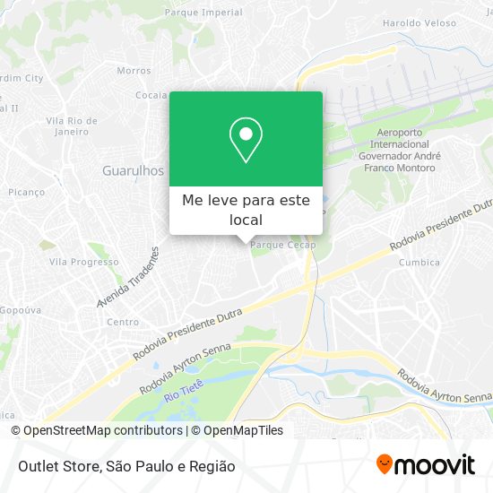 Outlet Store mapa