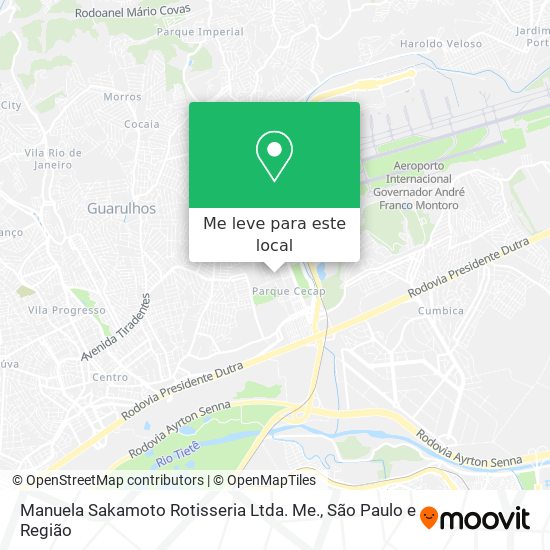 Manuela Sakamoto Rotisseria Ltda. Me. mapa