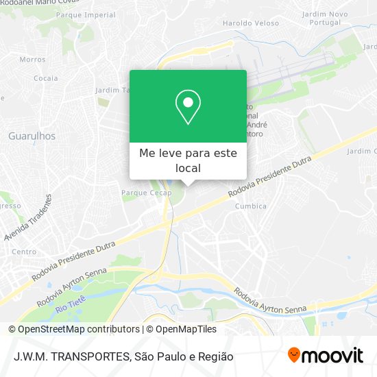 J.W.M. TRANSPORTES mapa