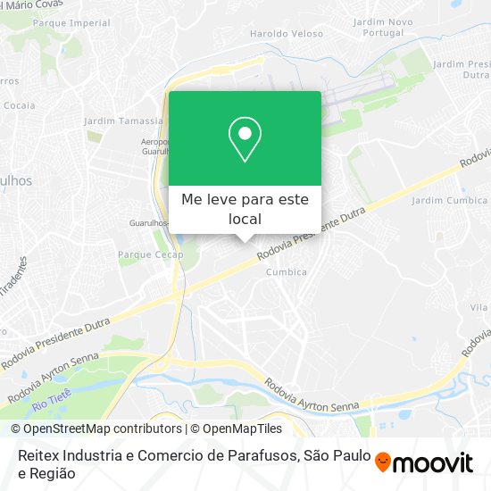 Reitex Industria e Comercio de Parafusos mapa
