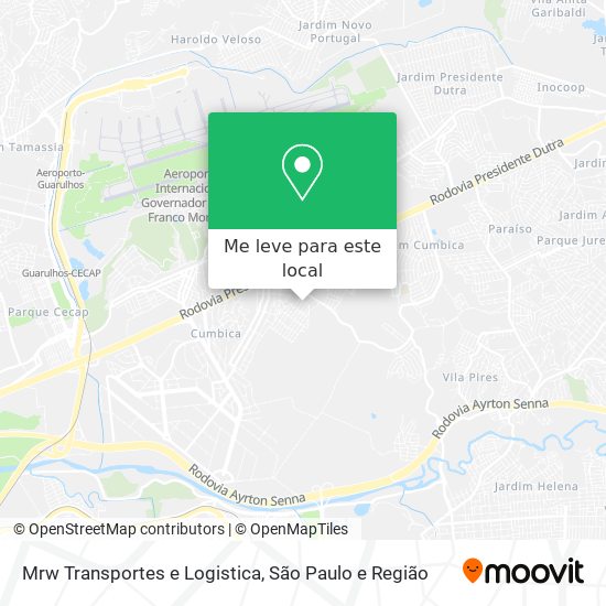 Mrw Transportes e Logistica mapa