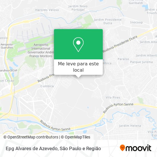 Epg Alvares de Azevedo mapa
