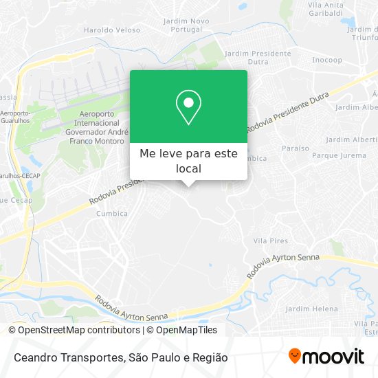 Ceandro Transportes mapa