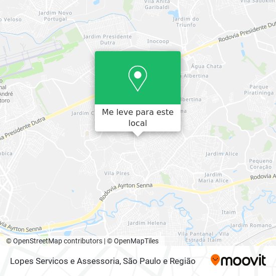 Lopes Servicos e Assessoria mapa