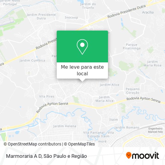 Marmoraria A D mapa