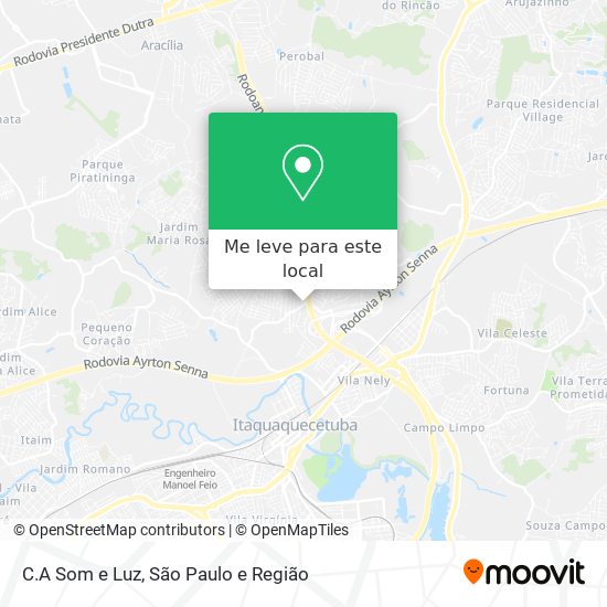 C.A Som e Luz mapa