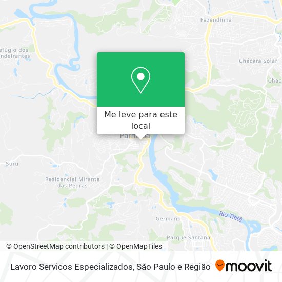 Lavoro Servicos Especializados mapa
