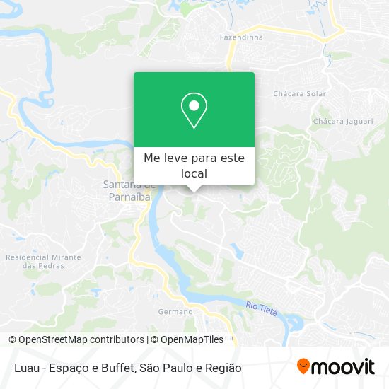 Luau - Espaço e Buffet mapa