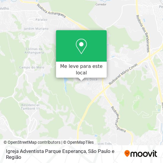 Igreja Adventista Parque Esperança mapa