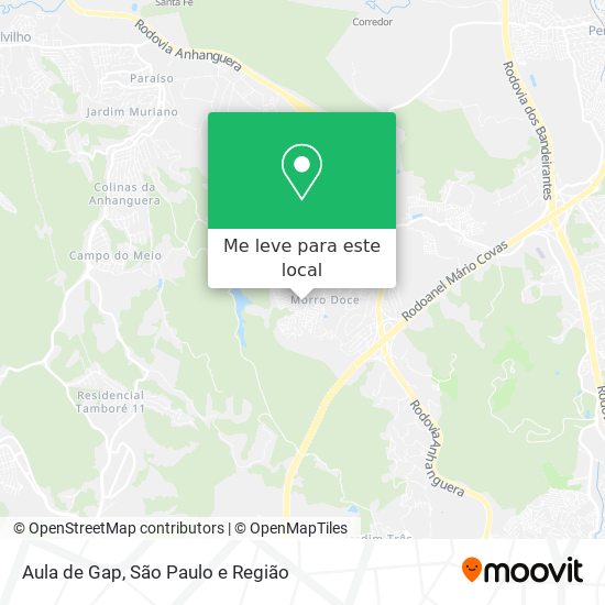 Aula de Gap mapa