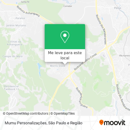 Mumu Personalizações mapa