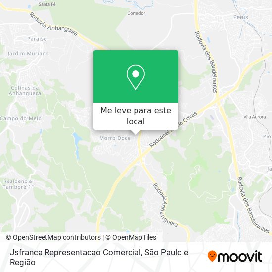 Jsfranca Representacao Comercial mapa