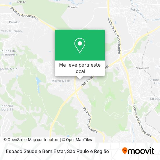 Espaco Saude e Bem Estar mapa