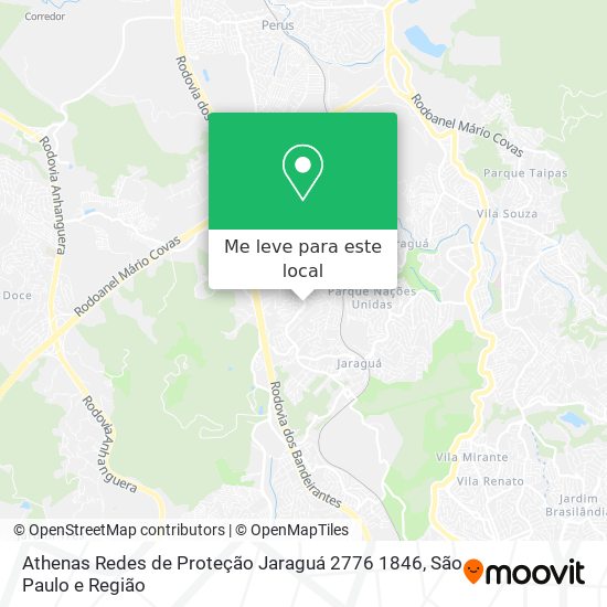 Athenas Redes de Proteção Jaraguá 2776 1846 mapa