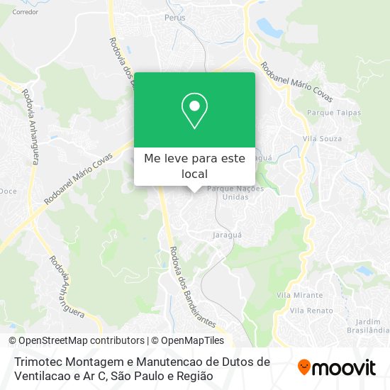 Trimotec Montagem e Manutencao de Dutos de Ventilacao e Ar C mapa