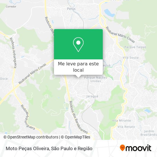 Moto Peças Oliveira mapa