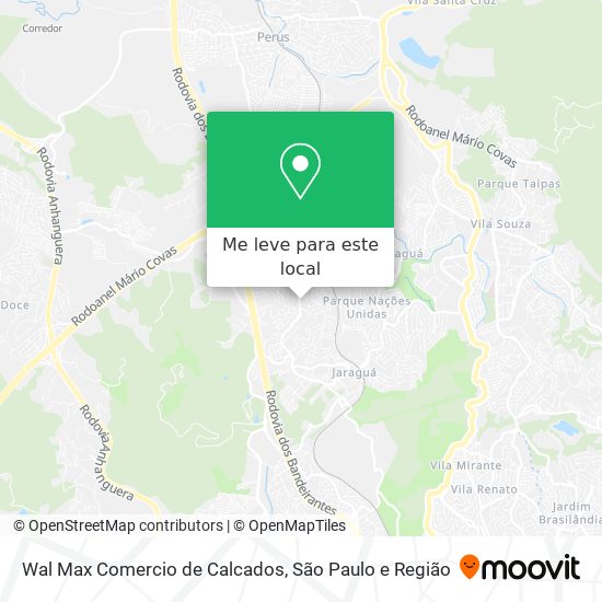 Wal Max Comercio de Calcados mapa