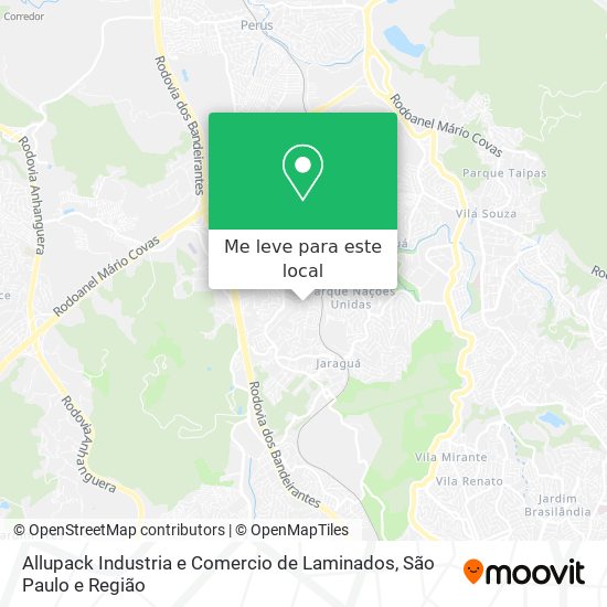 Allupack Industria e Comercio de Laminados mapa