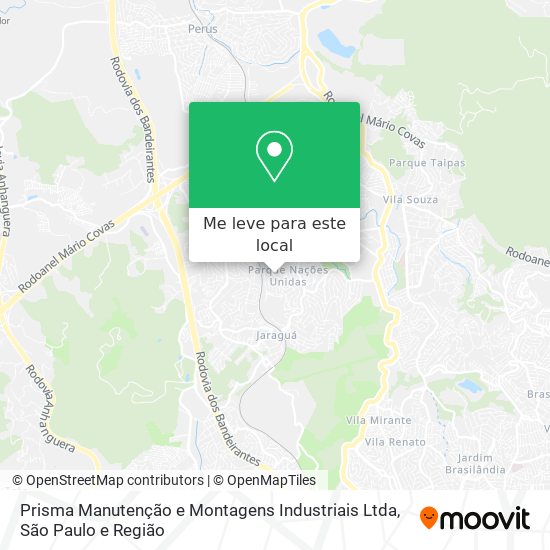 Prisma Manutenção e Montagens Industriais Ltda mapa