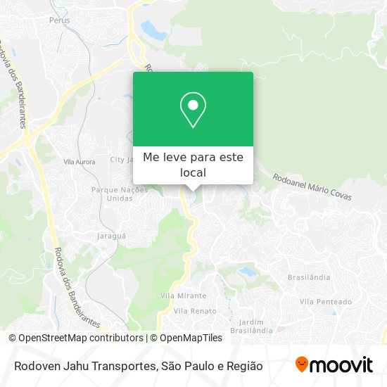 Rodoven Jahu Transportes mapa