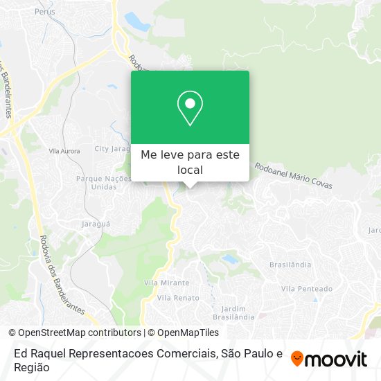 Ed Raquel Representacoes Comerciais mapa