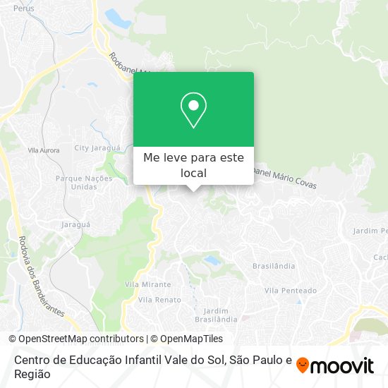 Centro de Educação Infantil Vale do Sol mapa