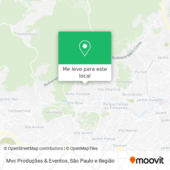 Mvc Produções & Eventos mapa