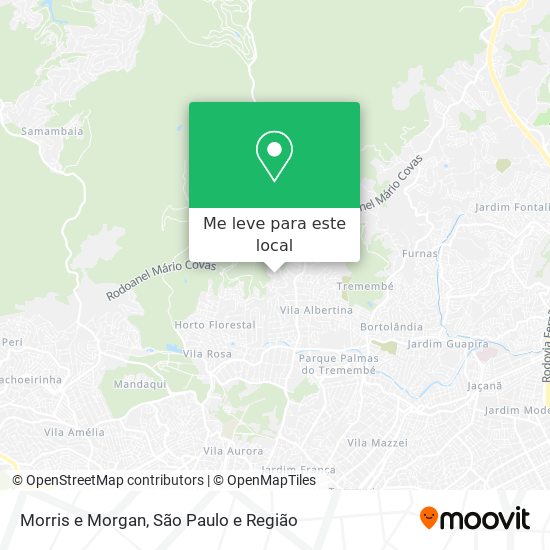 Morris e Morgan mapa