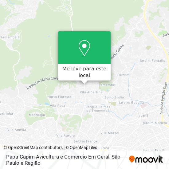 Papa-Capim Avicultura e Comercio Em Geral mapa