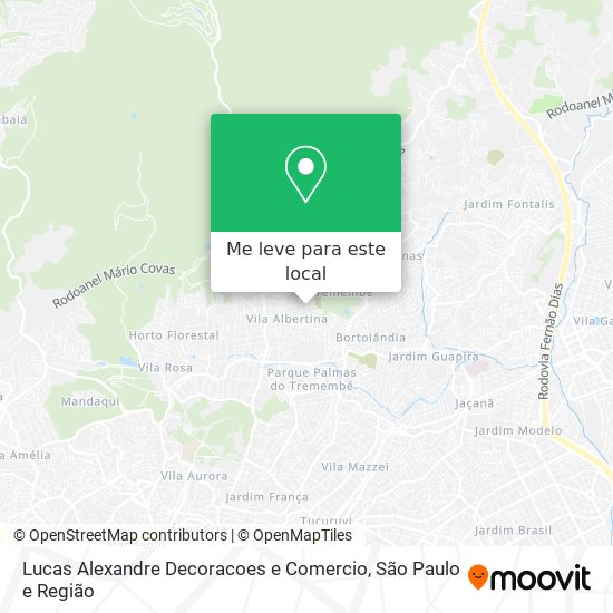 Lucas Alexandre Decoracoes e Comercio mapa