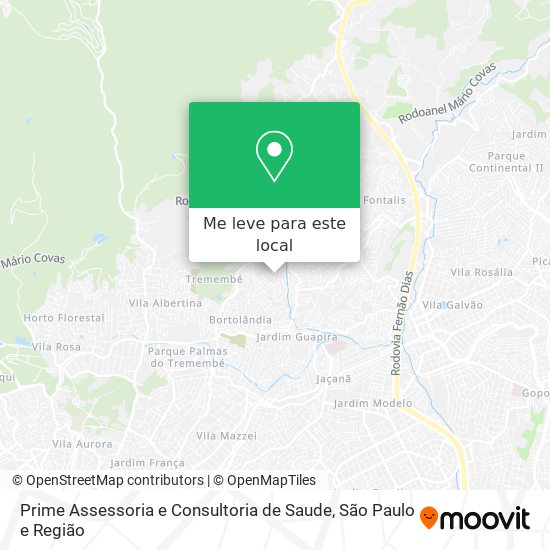 Prime Assessoria e Consultoria de Saude mapa