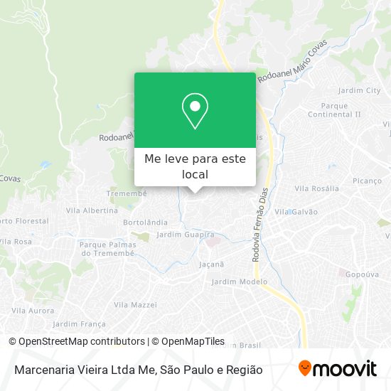 Marcenaria Vieira Ltda Me mapa