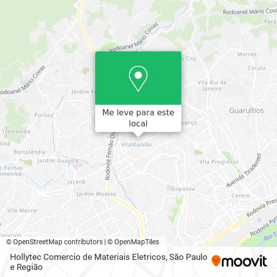 Hollytec Comercio de Materiais Eletricos mapa