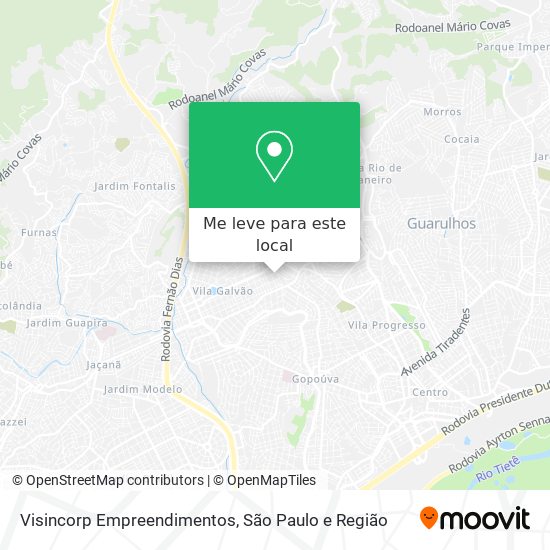 Visincorp Empreendimentos mapa