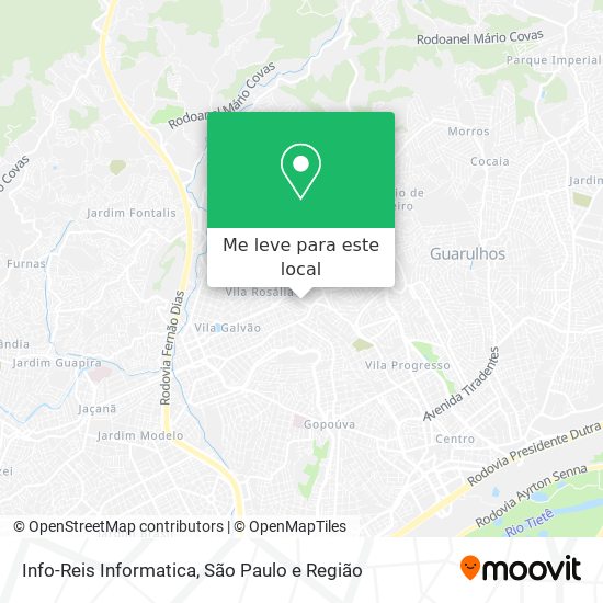 Info-Reis Informatica mapa