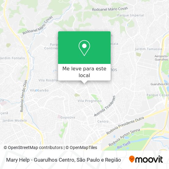 Mary Help - Guarulhos Centro mapa