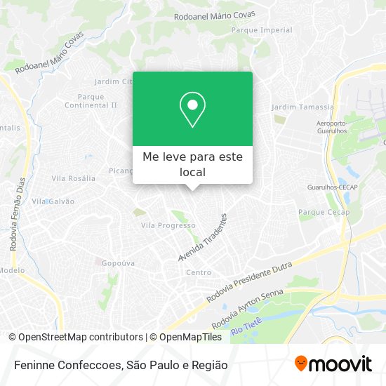 Feninne Confeccoes mapa