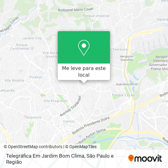 Telegráfica Em Jardim Bom Clima mapa