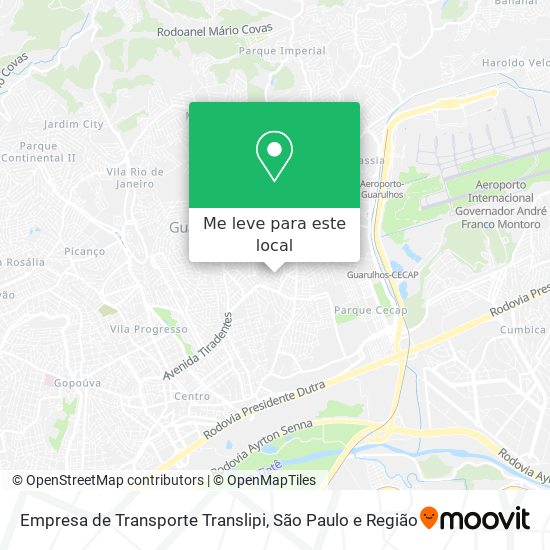 Empresa de Transporte Translipi mapa