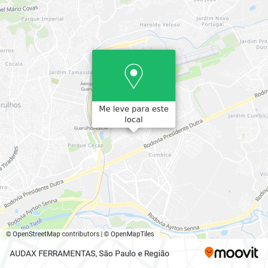 AUDAX FERRAMENTAS mapa