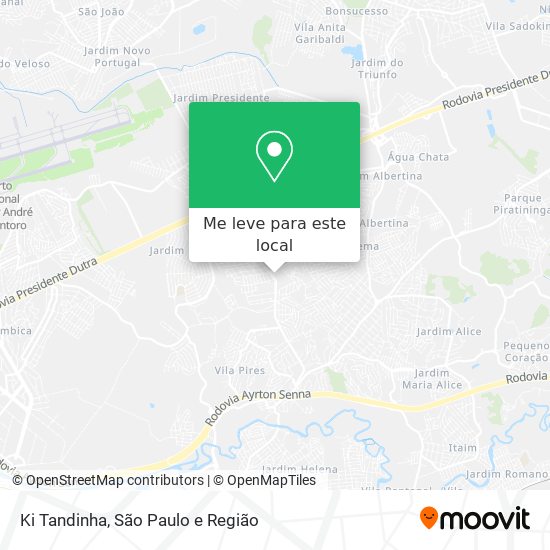 Ki Tandinha mapa