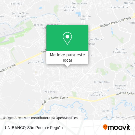 UNIBANCO mapa